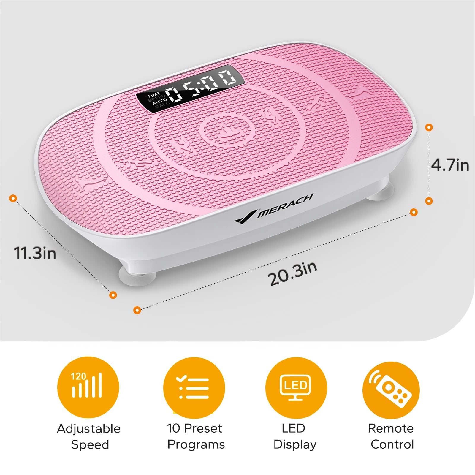 “MERACH CV30 Vibration Plate – Full Body Fitness & Weight Loss Platform