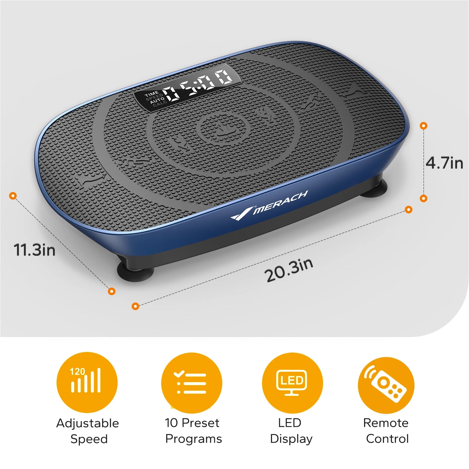 “MERACH CV30 Vibration Plate – Full Body Fitness & Weight Loss Platform