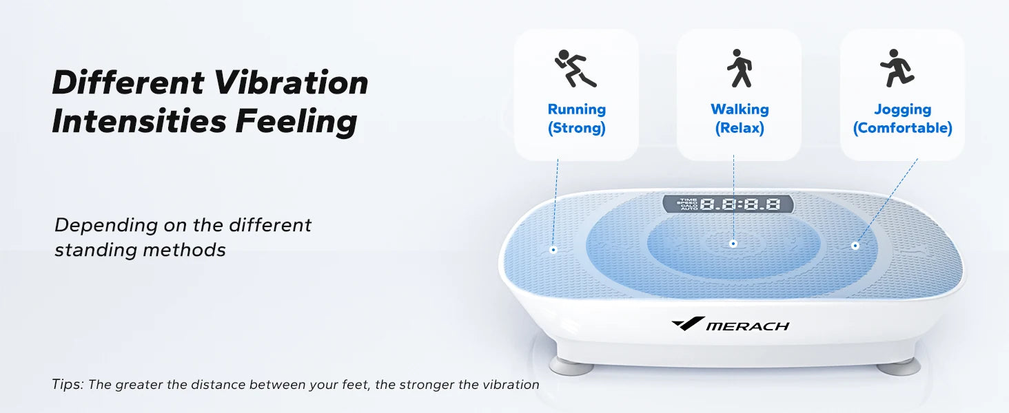 “MERACH CV30 Vibration Plate – Full Body Fitness & Weight Loss Platform