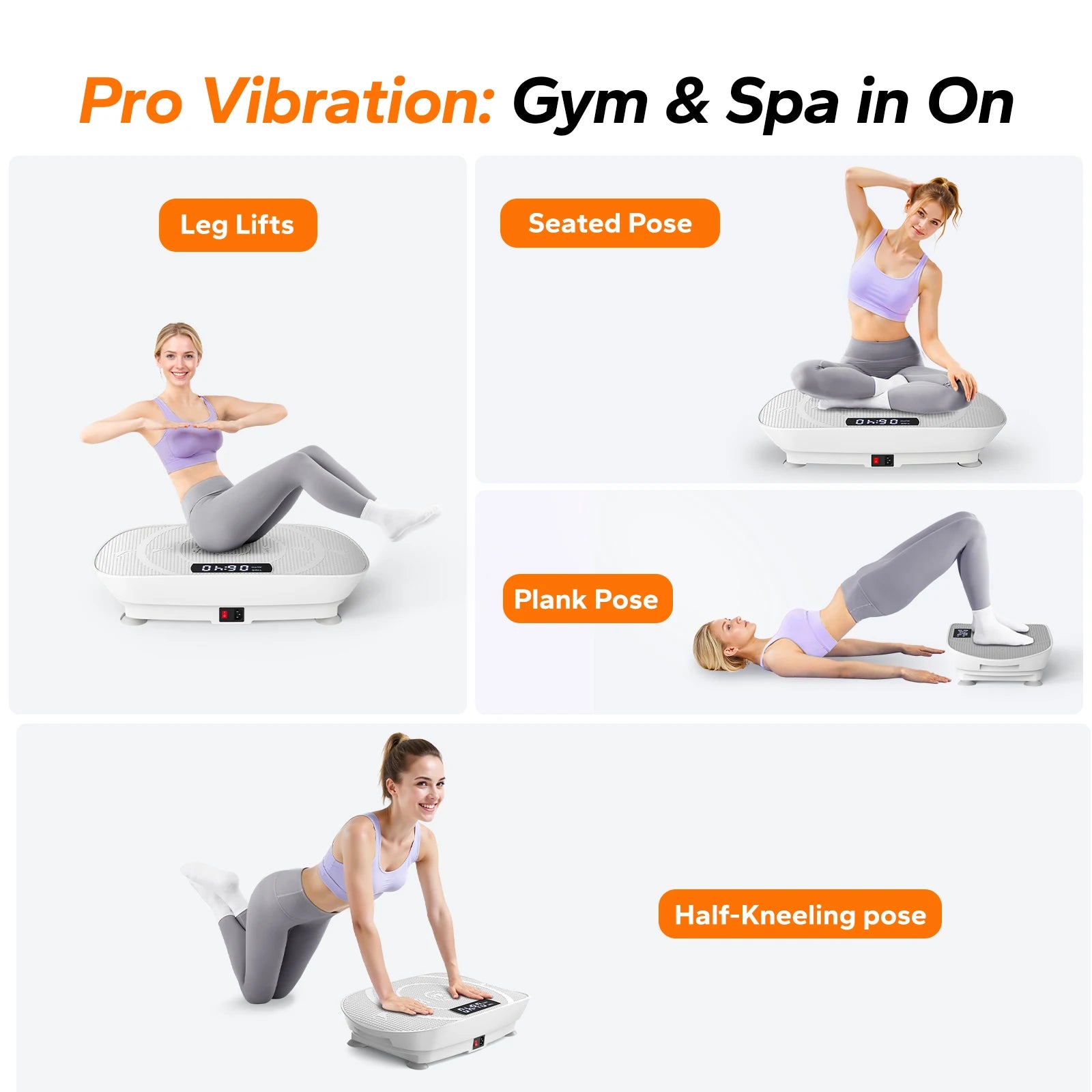 “MERACH CV30 Vibration Plate – Full Body Fitness & Weight Loss Platform