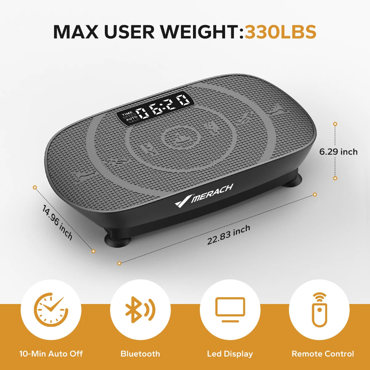 “MERACH CV30 Vibration Plate – Full Body Fitness & Weight Loss Platform