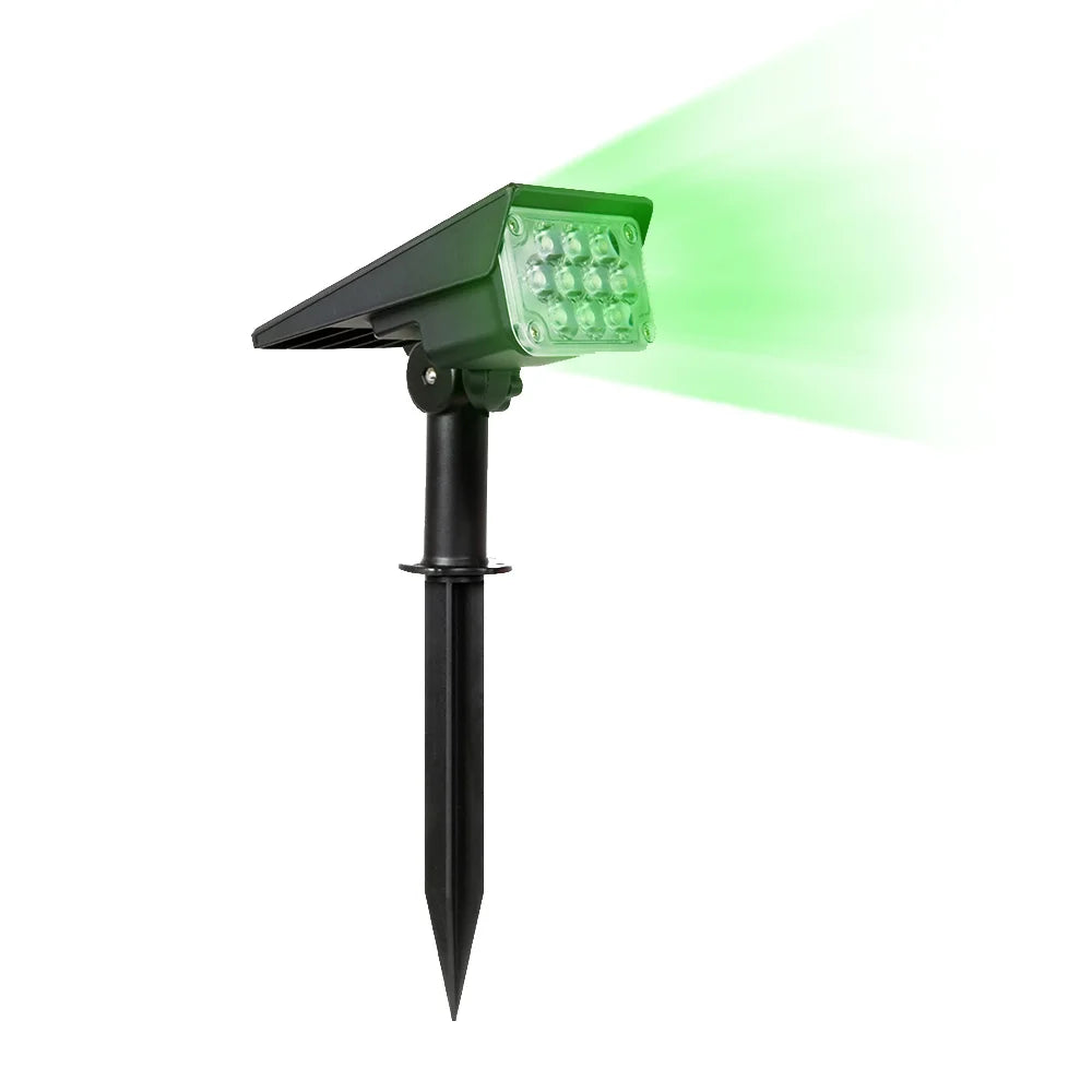 Adjustable Solar Garden Spotlight – IP65 Waterproof