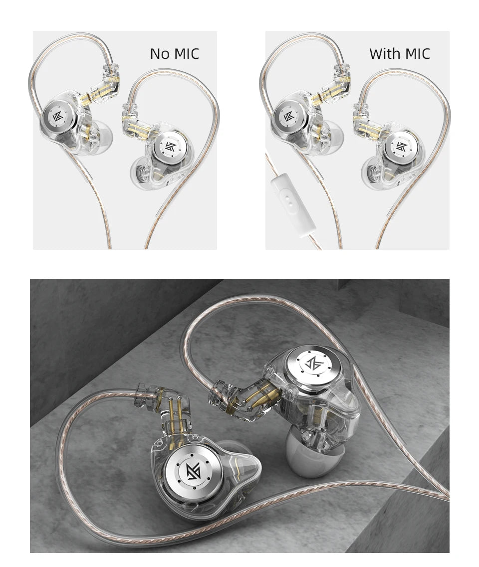 KZ EDX Pro HiFi In-Ear Wired Earphones