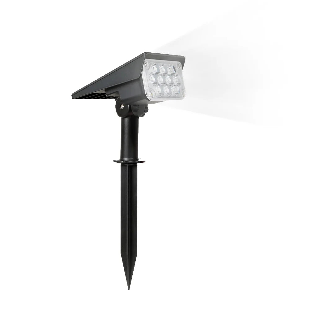 Adjustable Solar Garden Spotlight – IP65 Waterproof