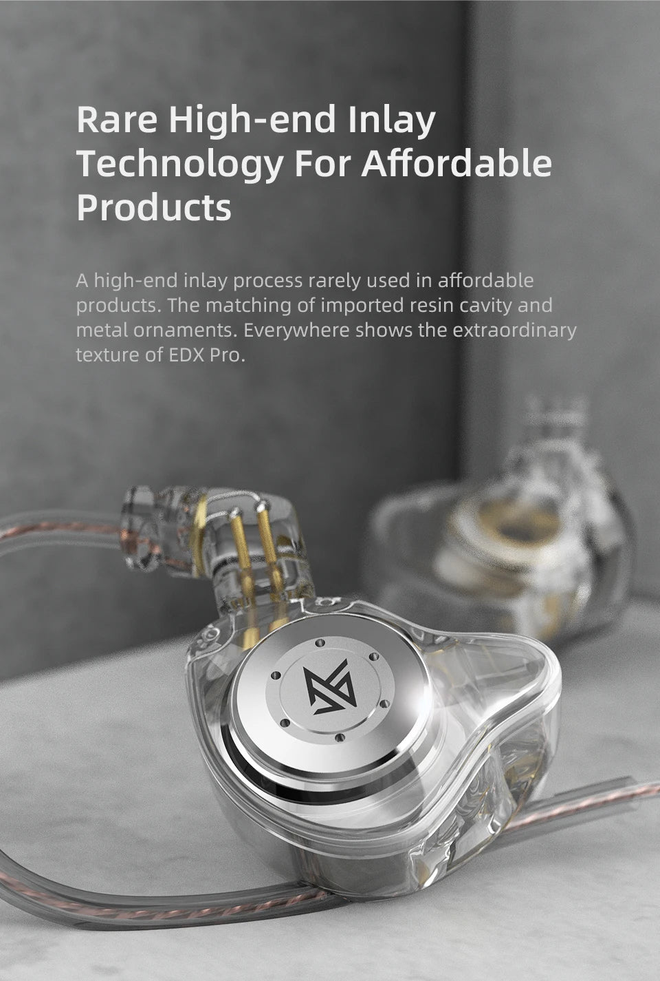 KZ EDX Pro HiFi In-Ear Wired Earphones