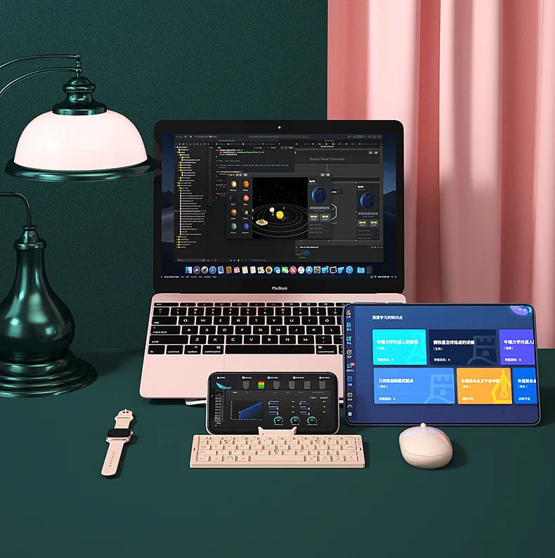 Mini Foldable Bluetooth Keyboard with Touchpad