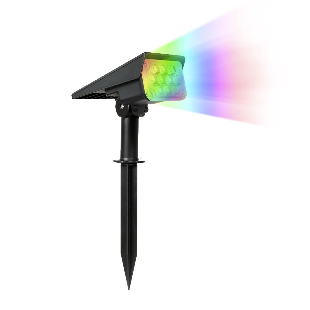 Adjustable Solar Garden Spotlight – IP65 Waterproof