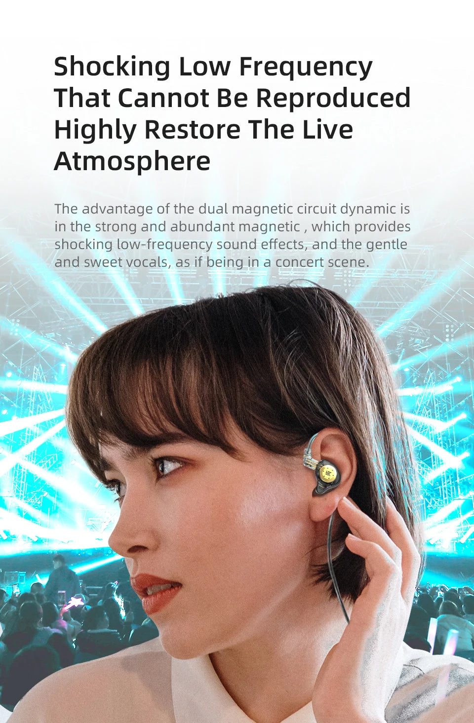 KZ EDX Pro HiFi In-Ear Wired Earphones