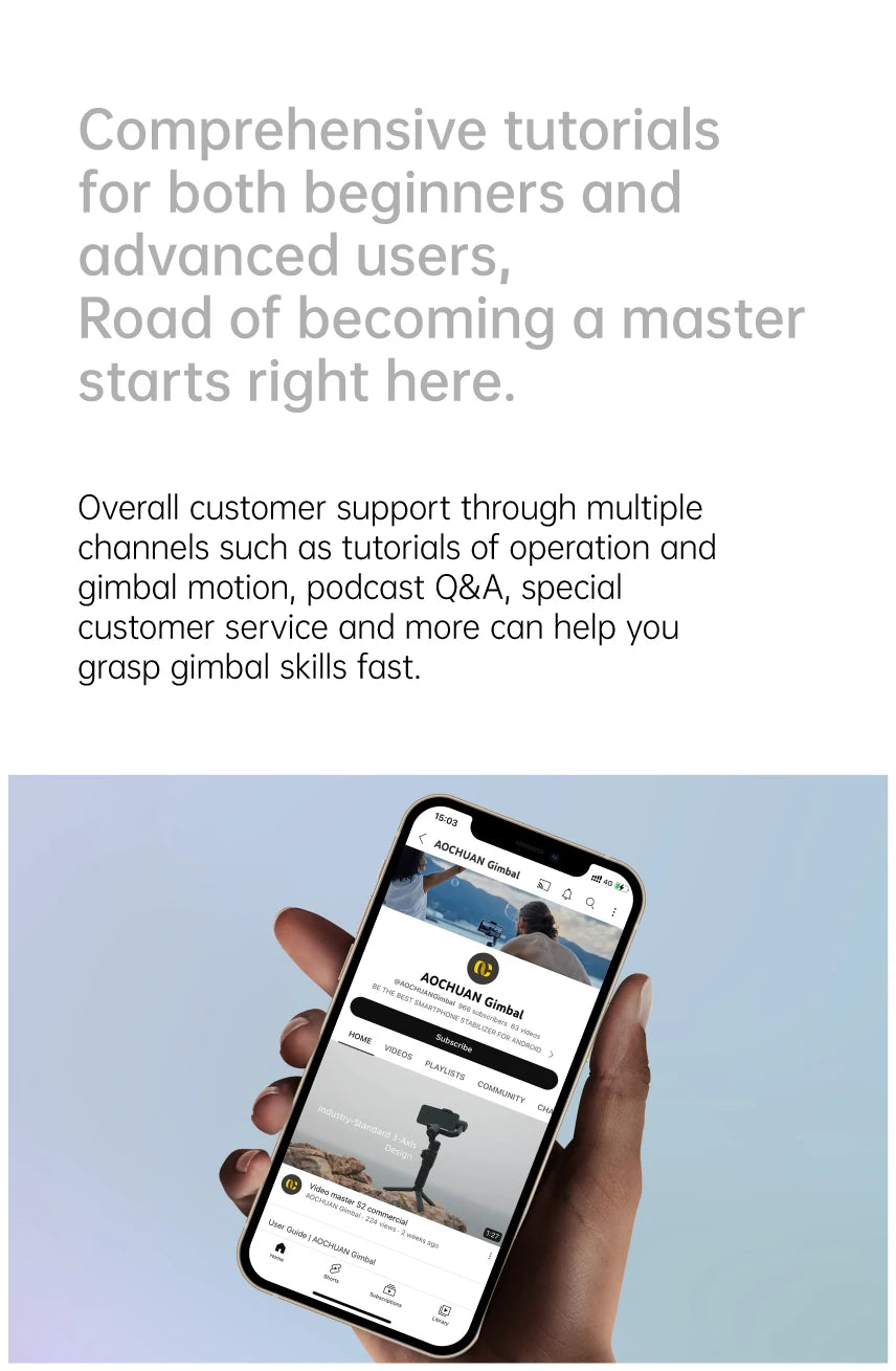 AOCHUAN SmartXE 3-Axis Smartphone Gimbal