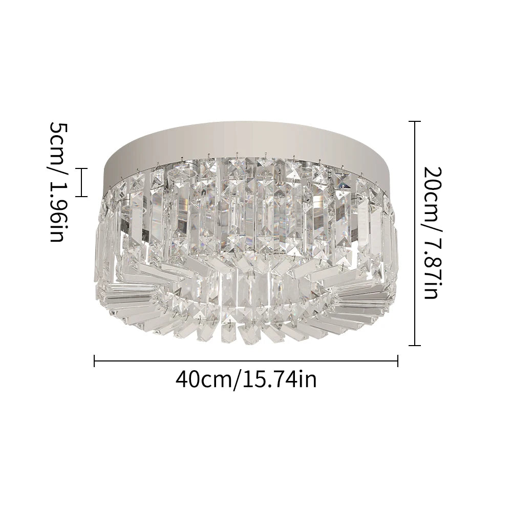 Luxury Gold Crystal LED Ceiling Chandelier
