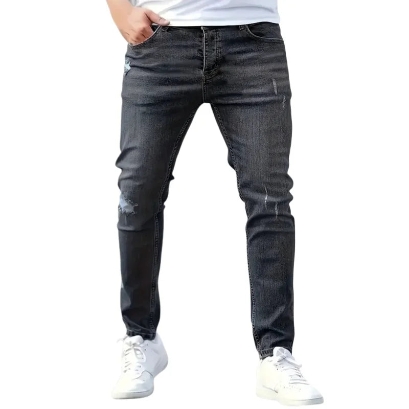Men’s Slim Fit Cargo Denim Jeans