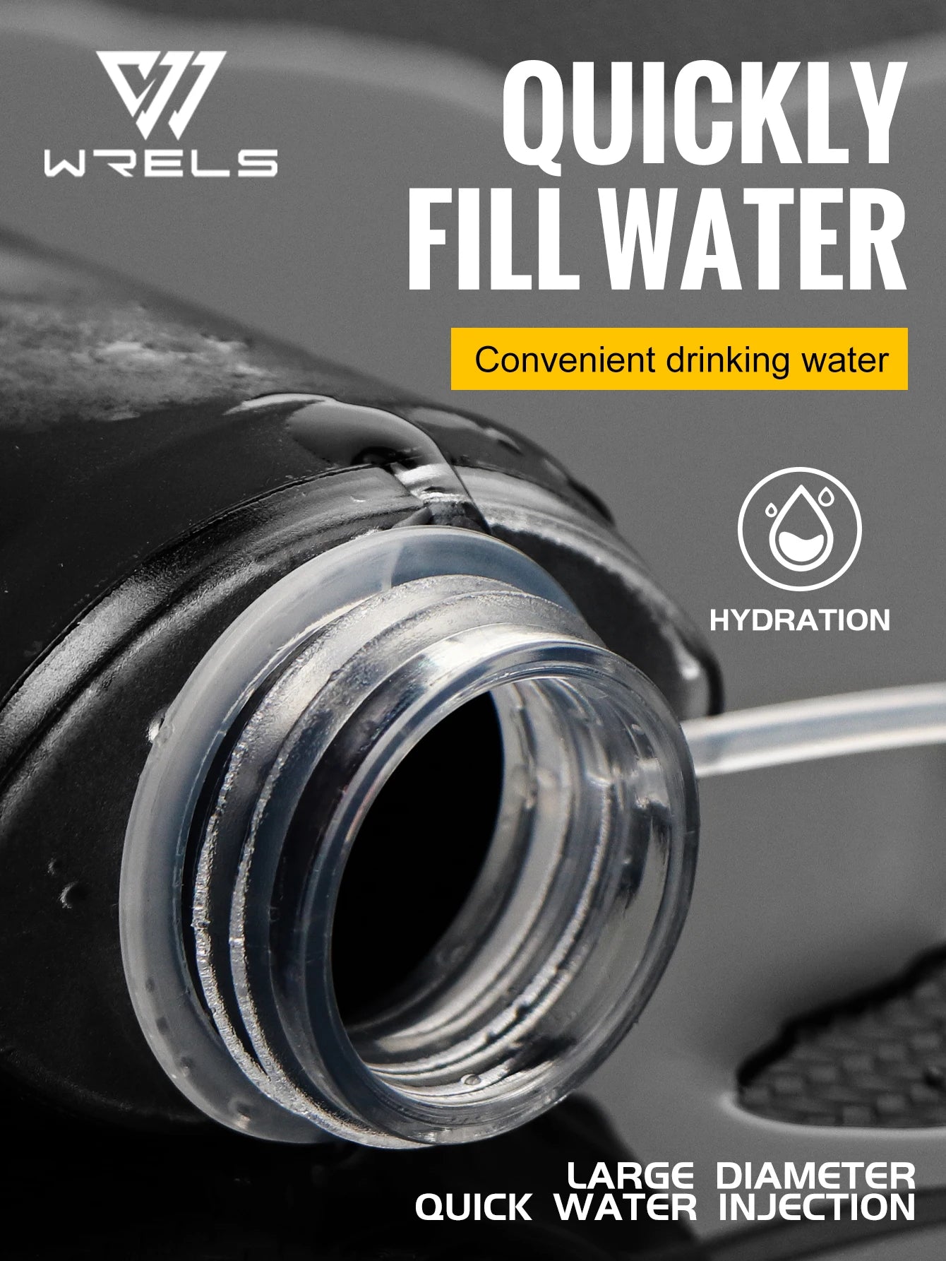 WRELS Folding TPU Water Bottle