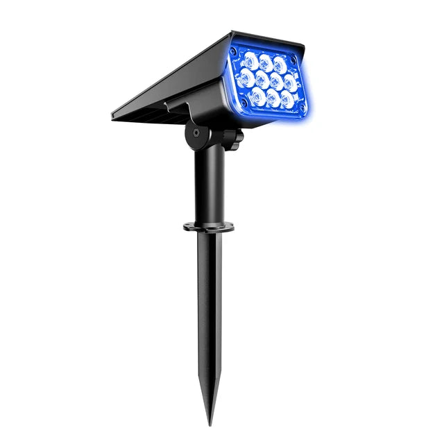 Adjustable Solar Garden Spotlight – IP65 Waterproof