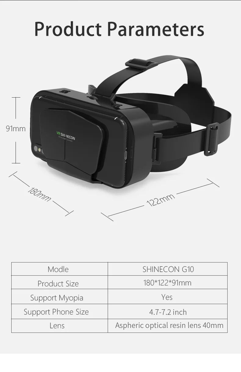 3D VR Virtual Reality Headset for Smartphones