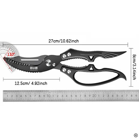 Multifunction Stainless Steel Kitchen Scissors