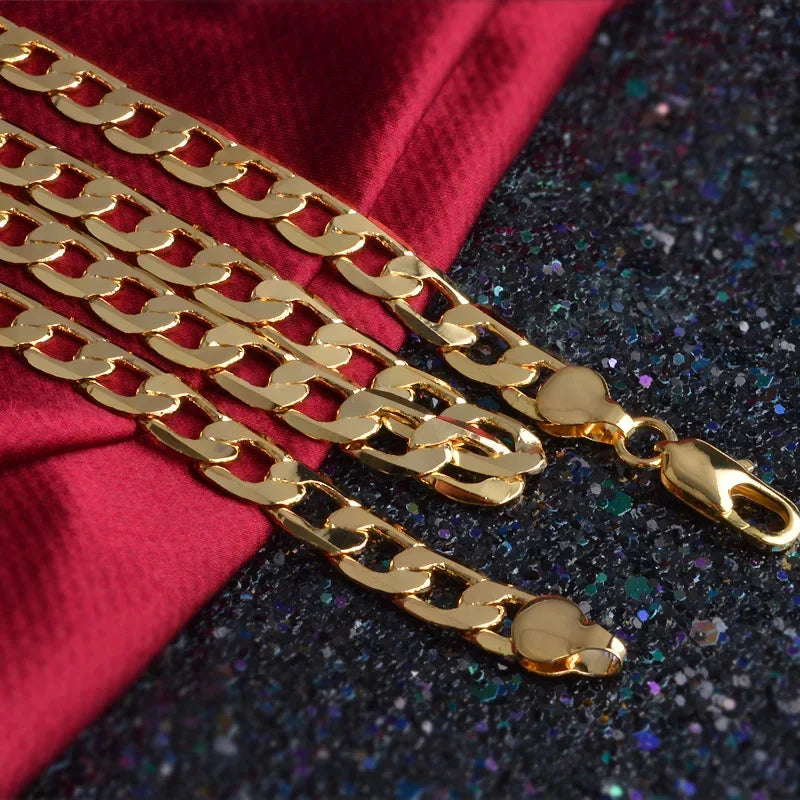 925 Sterling Silver Cuban Chain Necklace