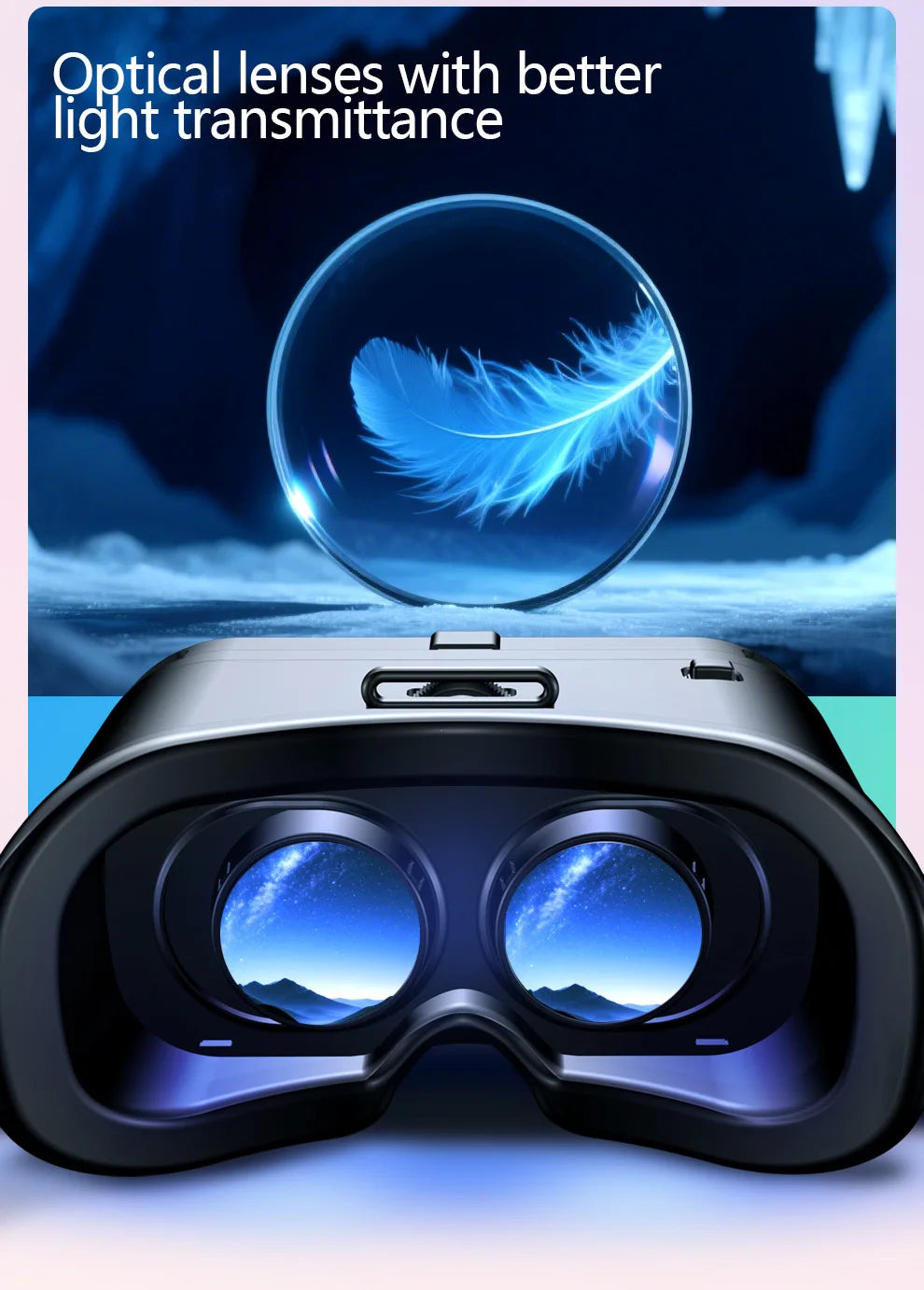3D VR Headset for iPhone & Android