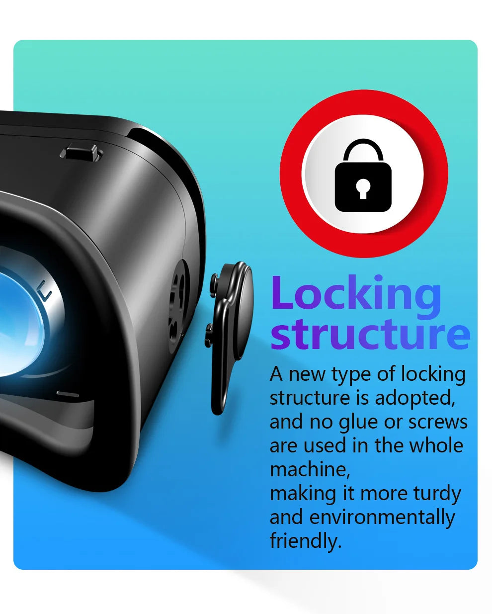 3D VR Headset for iPhone & Android