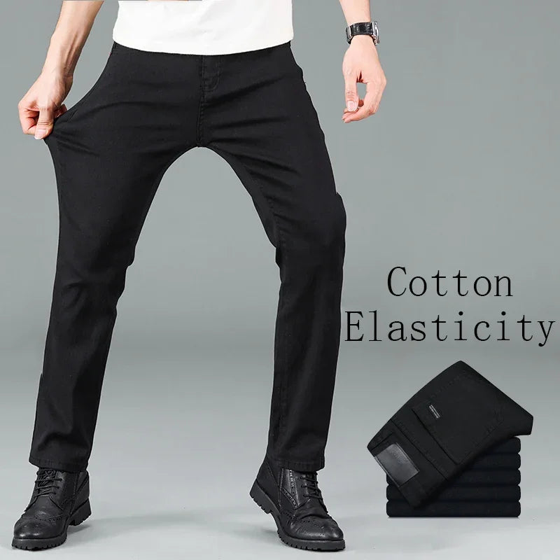 Men’s Slim Fit Cargo Denim Jeans