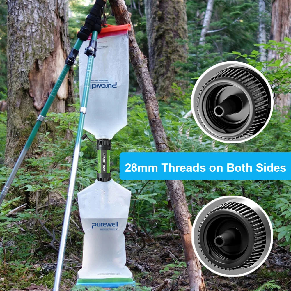 Portable Water Filter Straw – Outdoor Purifier