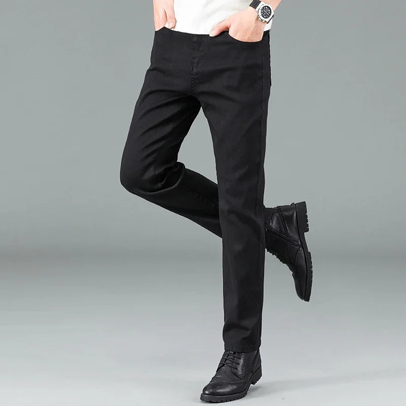 Men’s Slim Fit Cargo Denim Jeans
