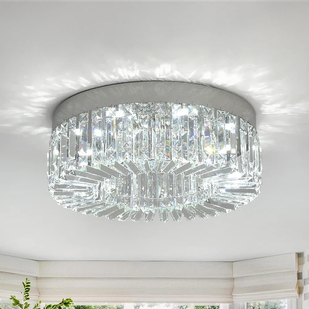 Luxury Gold Crystal LED Ceiling Chandelier