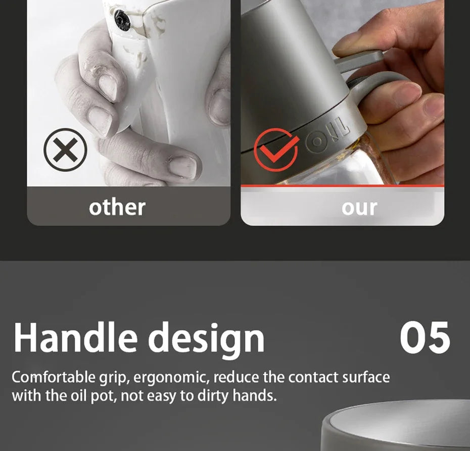 250ml Glass Oil Spray Bottle