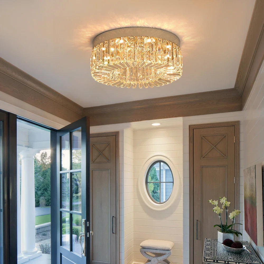 Luxury Gold Crystal LED Ceiling Chandelier
