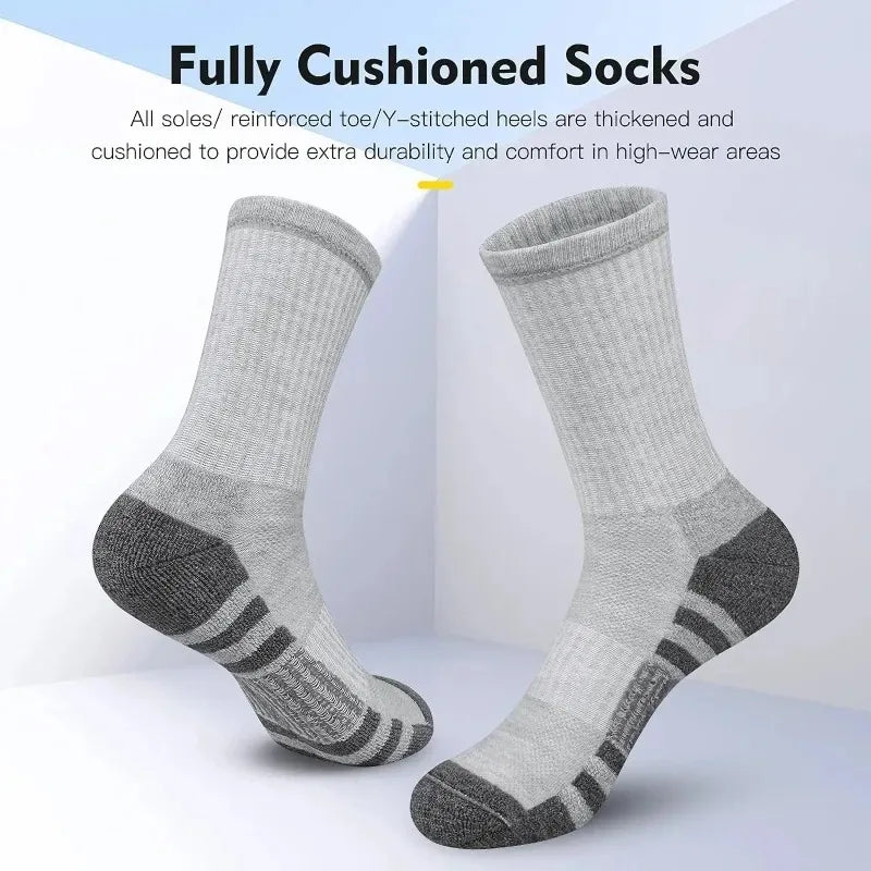 Breathable Cushion Sports Socks (4 Pairs)