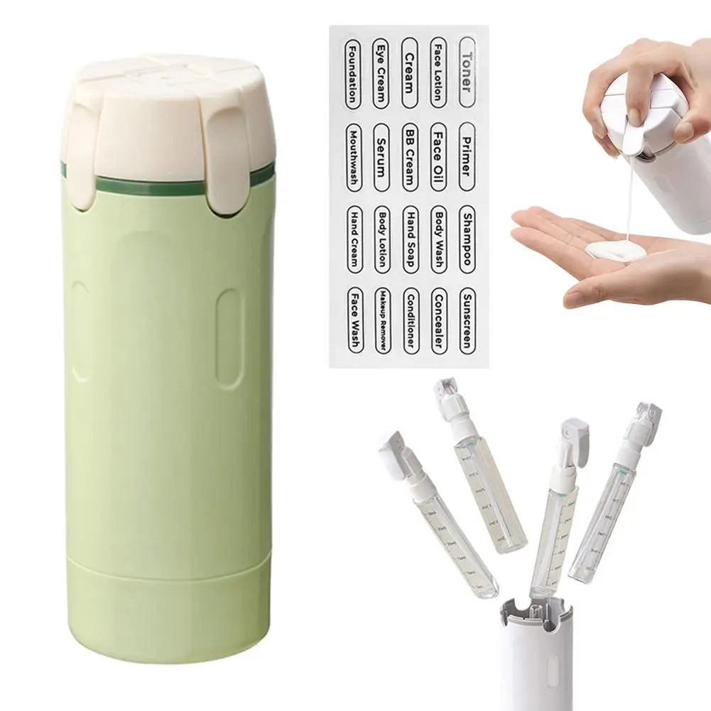 4-in-1 Travel Dispenser Bottle