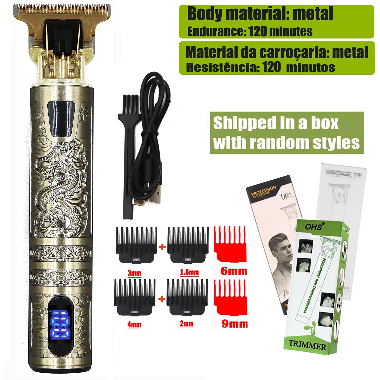 T9 Professional Zero-Gap Hair & Beard Trimmer