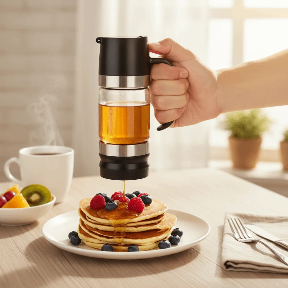 Glass Honey Dispenser with Handle – 300ML