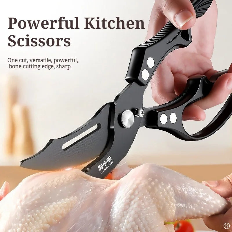 Multifunction Stainless Steel Kitchen Scissors