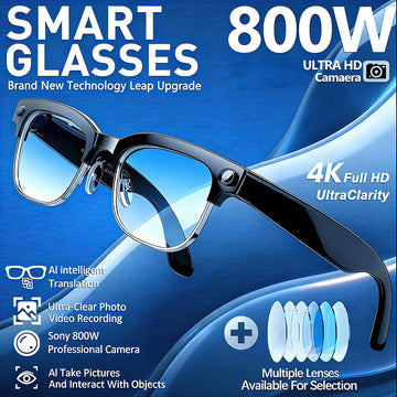 AI Smart Glasses with 4K Camera