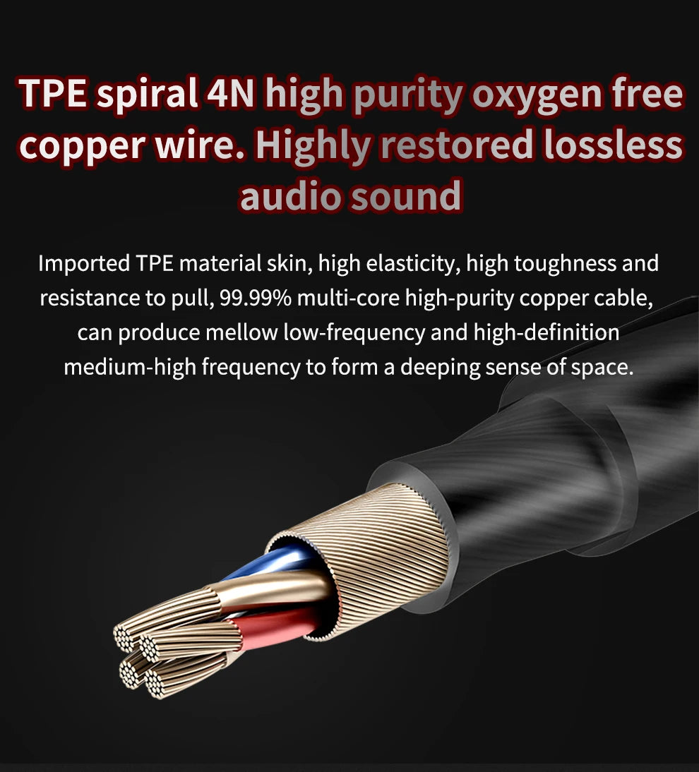 QKZ AK6 HiFi Stereo In-Ear Earphones with Mic