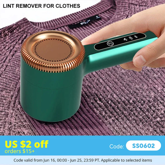USB Rechargeable Fabric Lint Remover