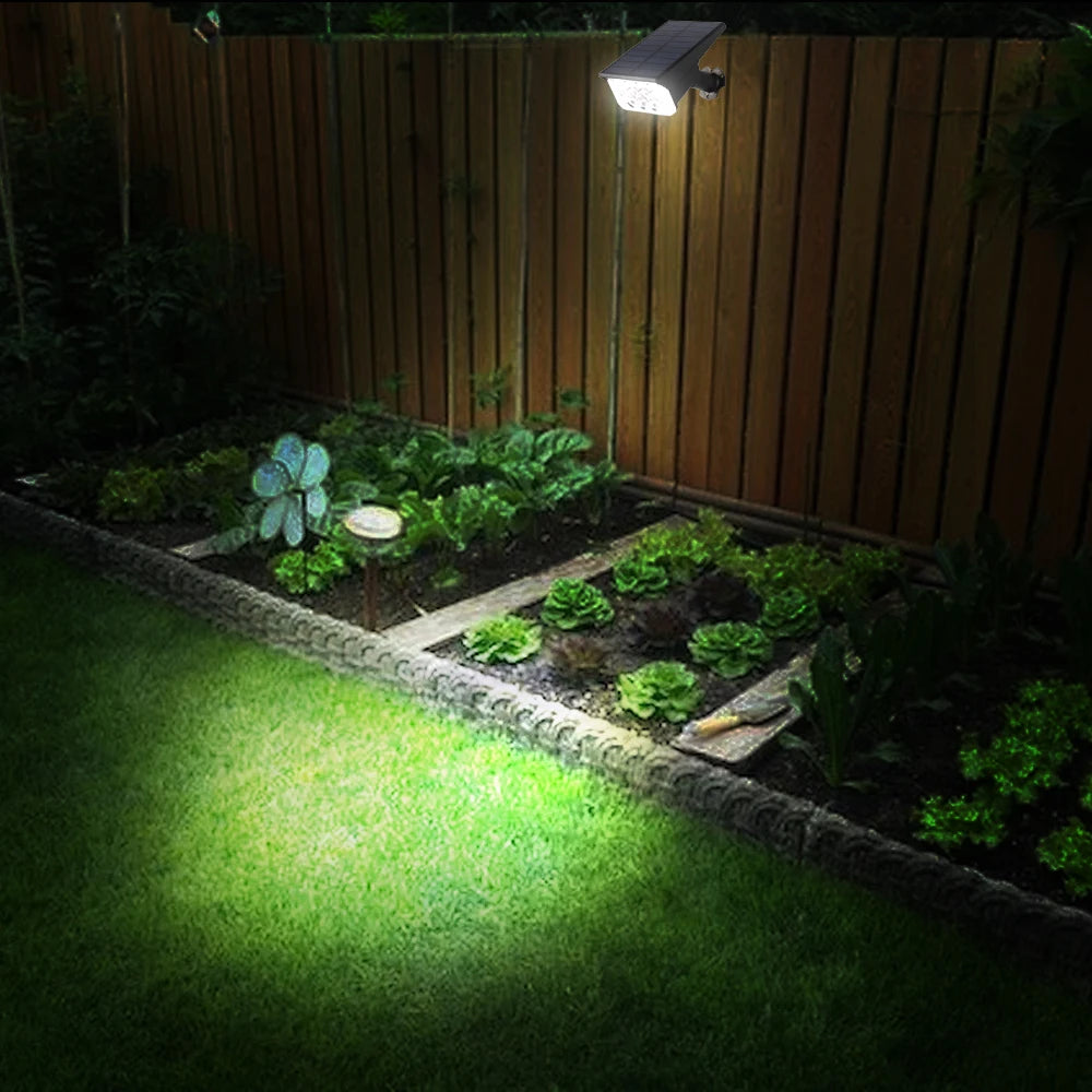 Adjustable Solar Garden Spotlight – IP65 Waterproof