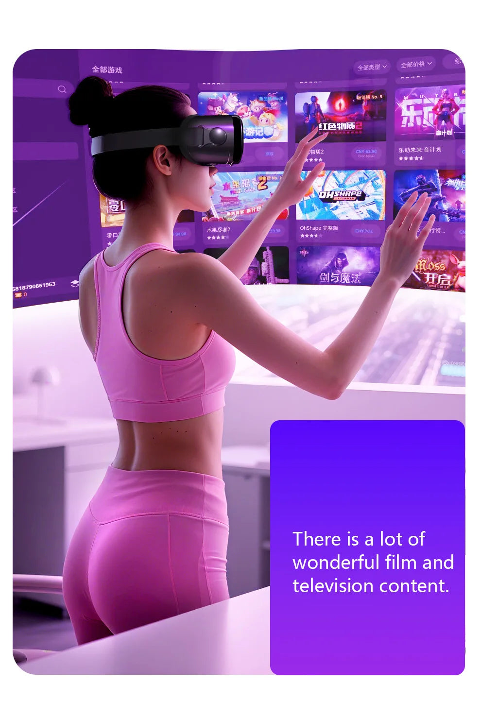 3D VR Headset for iPhone & Android
