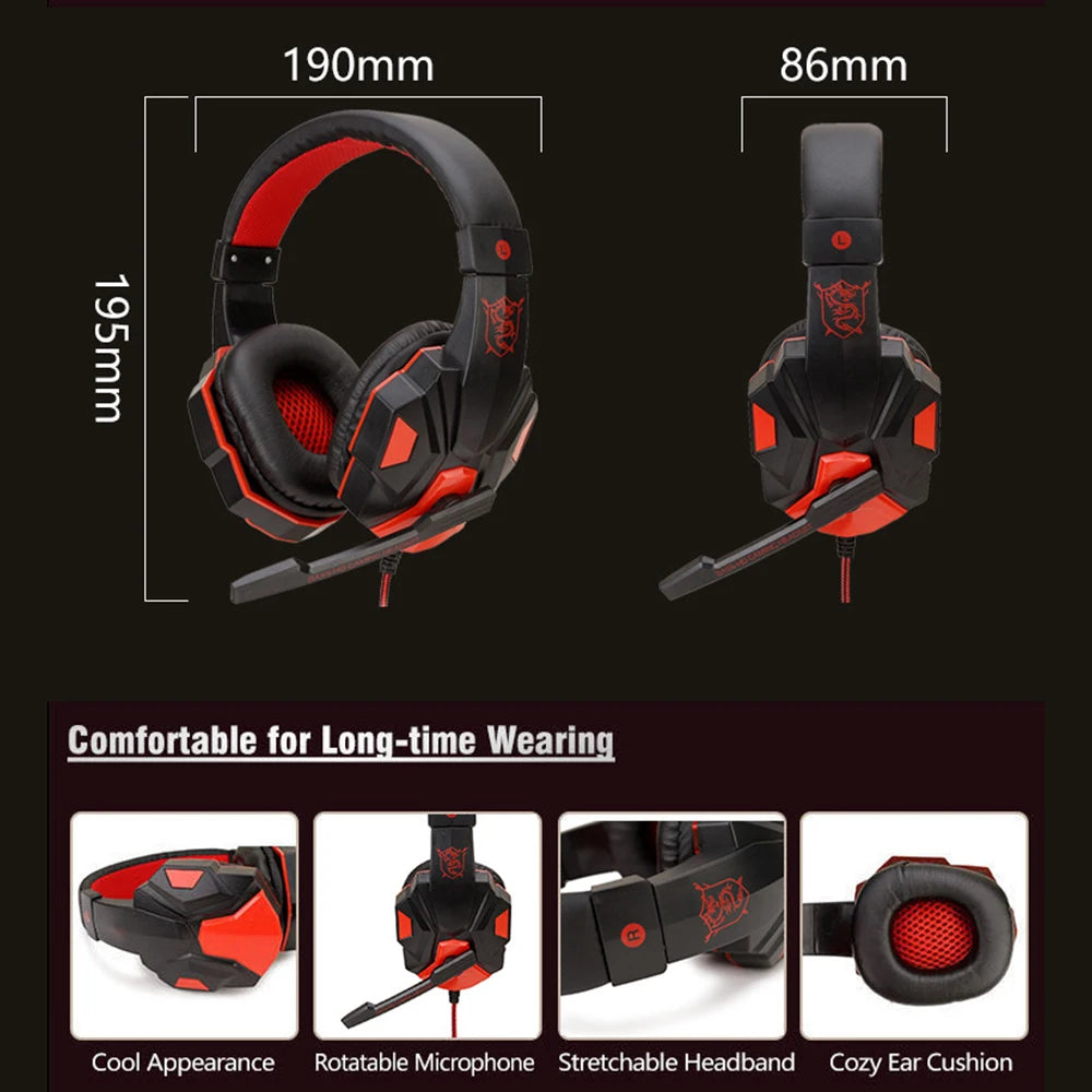 Stereo Gaming Headset with Mic (3.5mm)