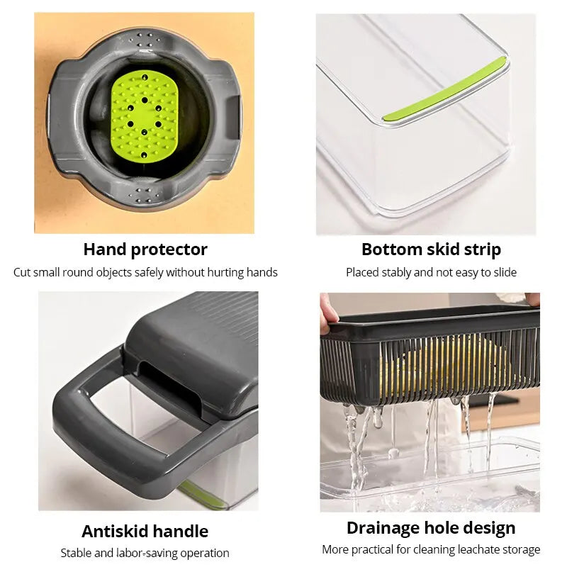 12-in-1 Multifunction Vegetable Slicer