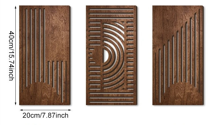 Hollow Wooden Hanging Wall Decor
