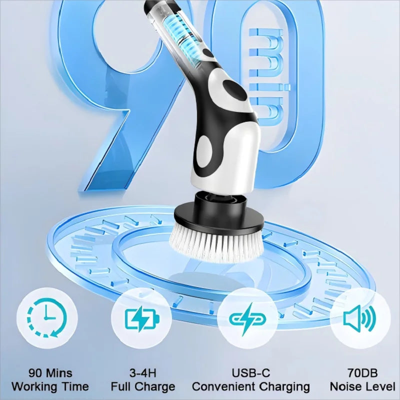 HOMEFISH Rechargeable Rotary Cleaning Brush