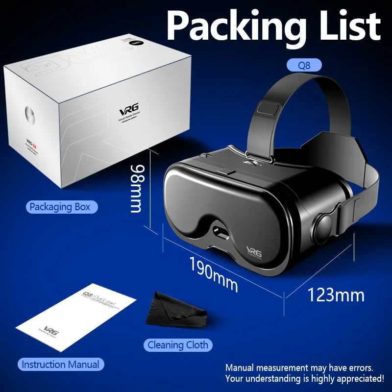 3D VR Headset for iPhone & Android