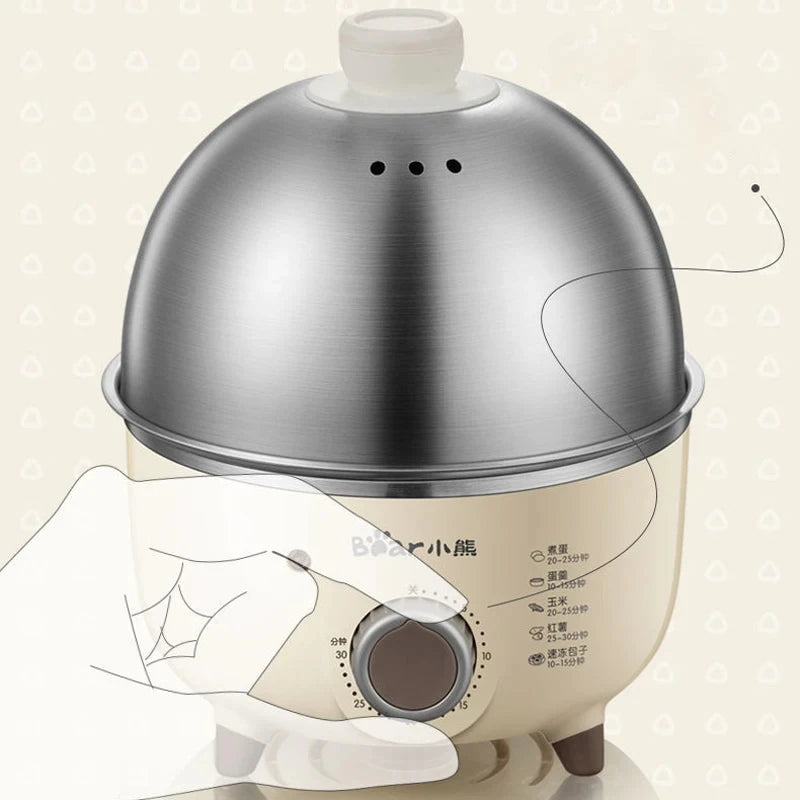 360W Automatic Egg Cooker & Steamer