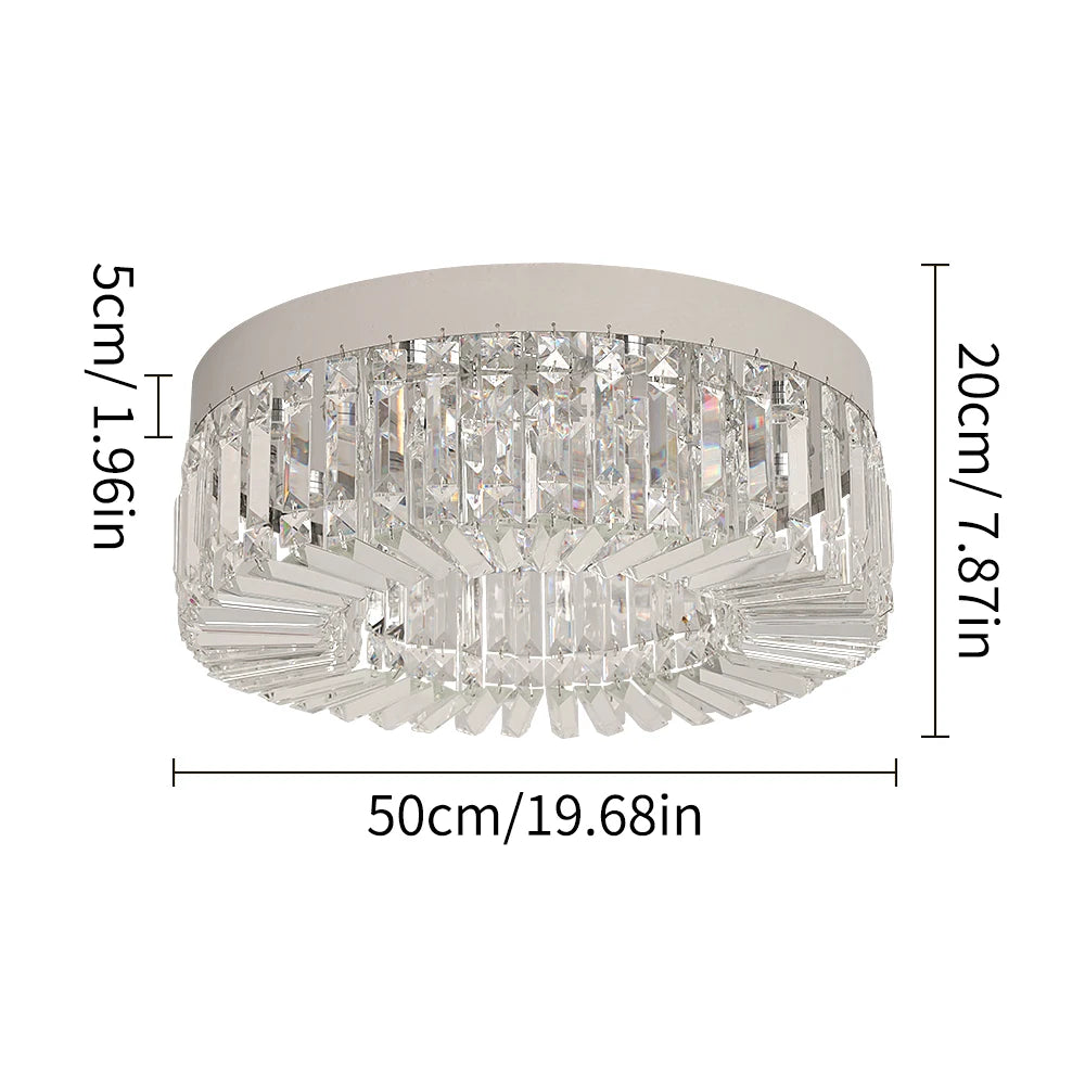Luxury Gold Crystal LED Ceiling Chandelier