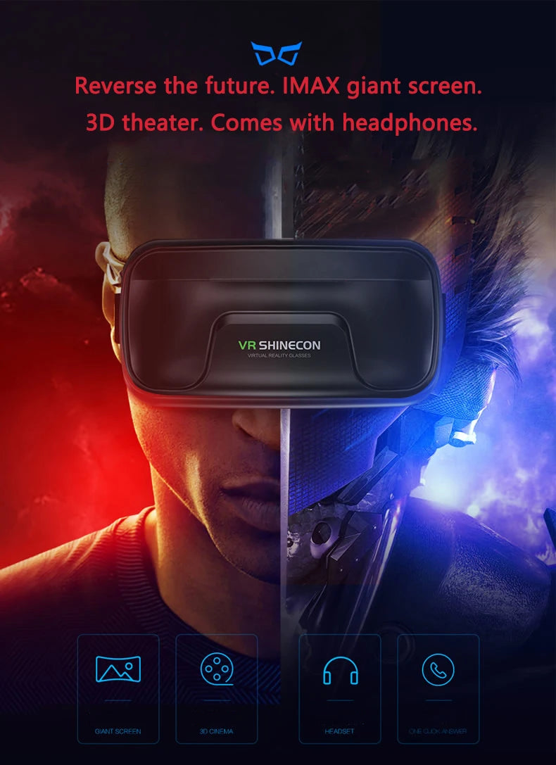 3D VR Virtual Reality Headset for Smartphones