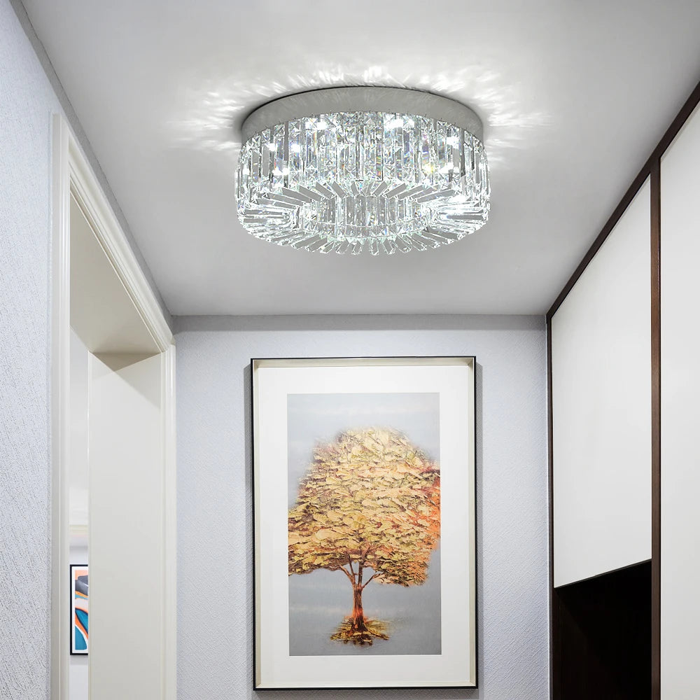 Luxury Gold Crystal LED Ceiling Chandelier