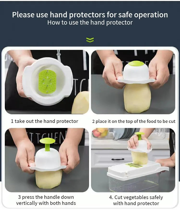 12-in-1 Multifunction Vegetable Slicer
