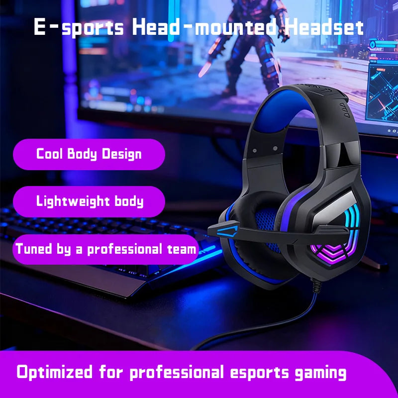 G7 LED Gaming Headset with Mic