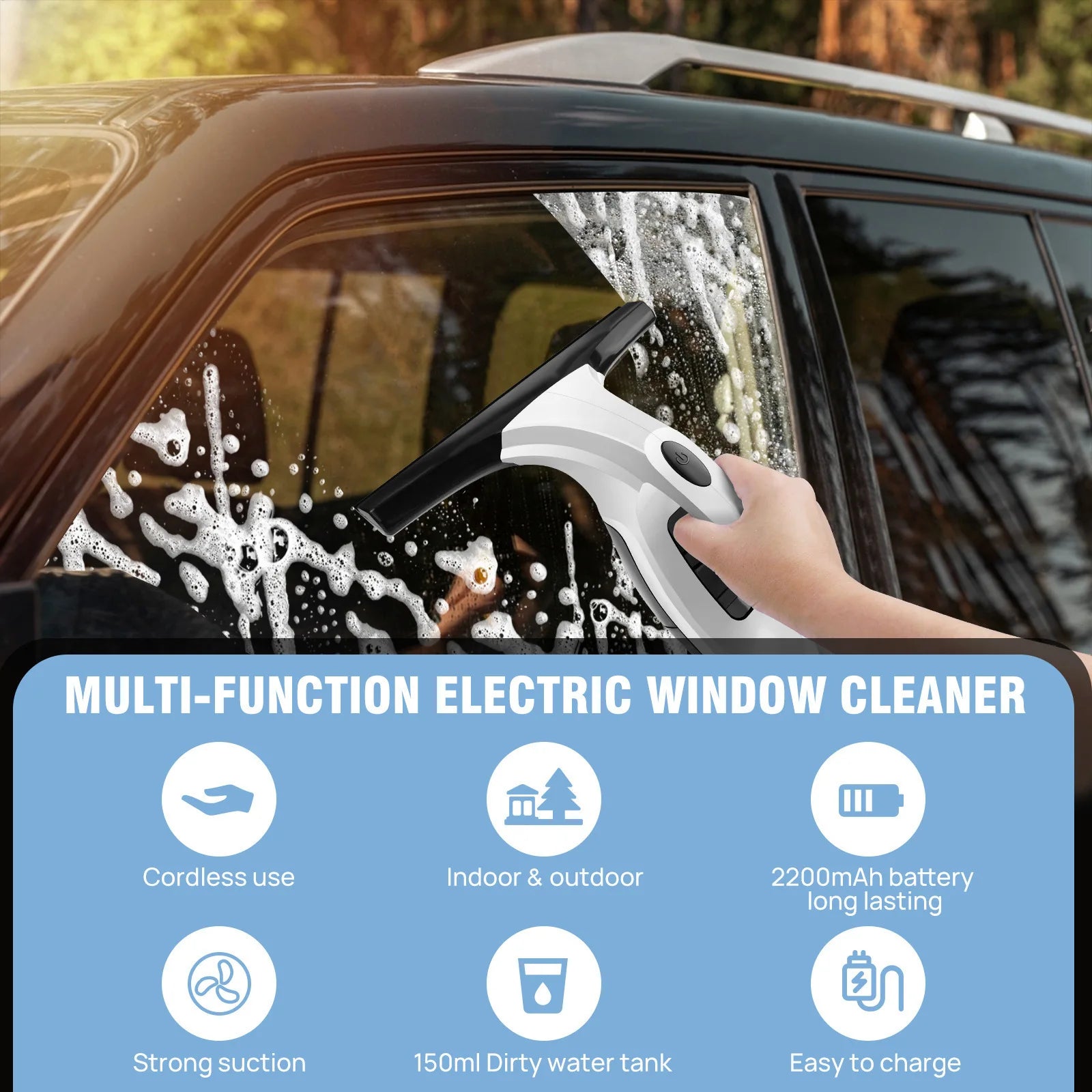 Portable Electric Window Cleaner